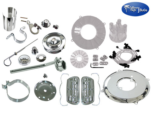 SUPER CHROME & COLOR-DELUXE ENGINE DRESS UP KIT, SMOKE/GREY